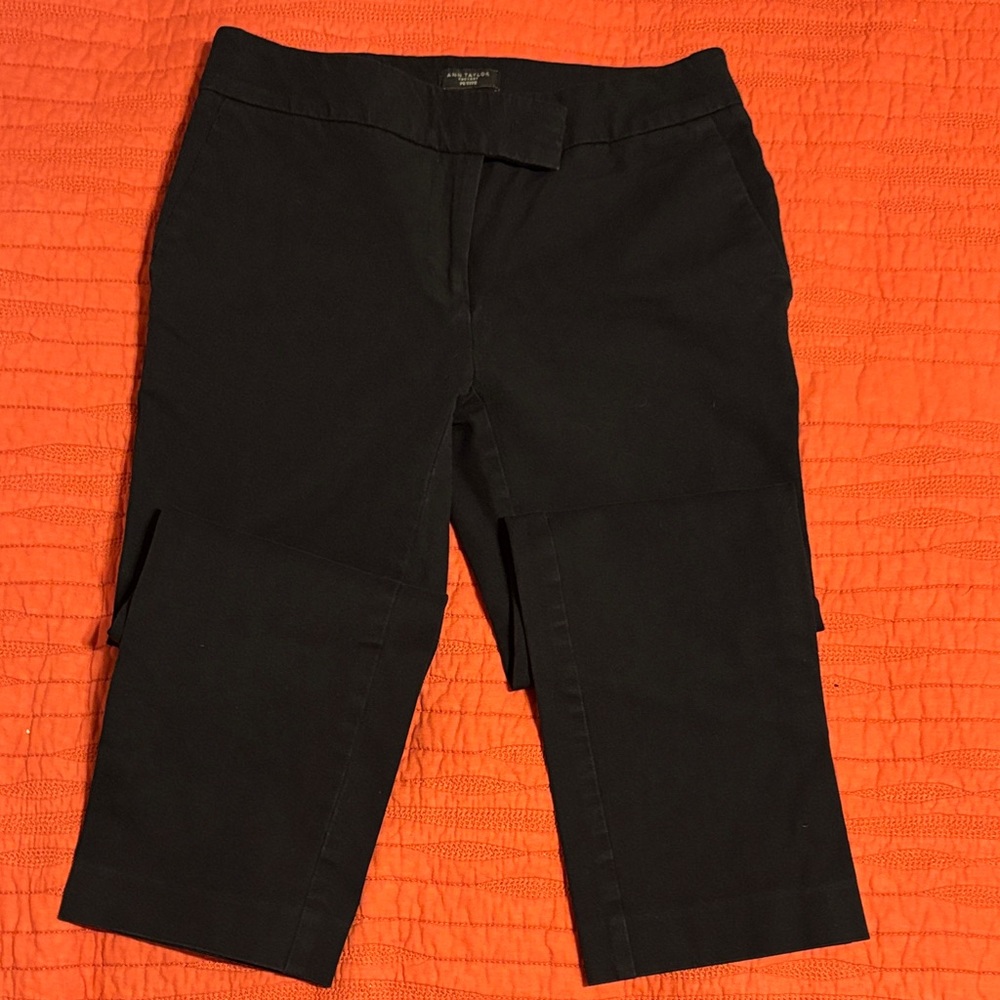 Ann Taylor Black Cropped Pants